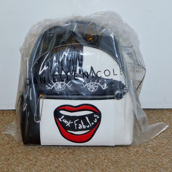 Danielle Nicole Disney Cruella Look Fabulous Mini Backpack Brand New with Tags - Picture 1 of 7